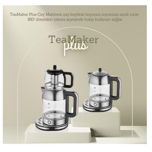 Arow Tr-4318 Tea Maker Plus Elektrikli Çaycı 