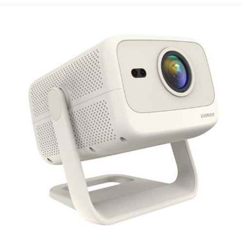 Everest PJ05 Adonis Krem- Beyaz Odaklama 1920-1080p 12.000 Android 9.0 4K Full HD Projeksiyon Cihaz