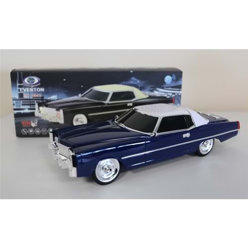 EVERTON RT-1941 Lacivert Arabalı Bluetooth Fm-Usb-Tf-Aux Şarjlı Nostaljik Radyo