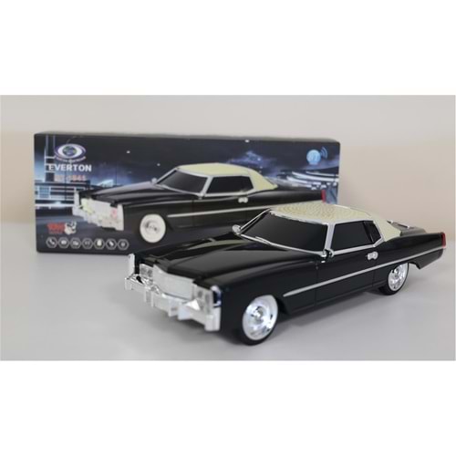 EVERTON RT-1941 Siyah Arabalı Bluetooth Fm-Usb-Tf-Aux Şarjlı Nostaljik Radyo