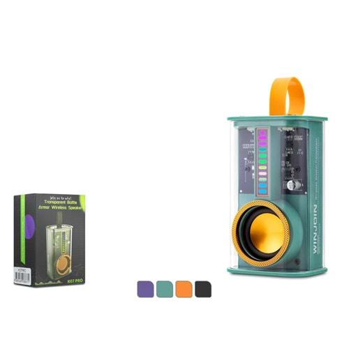 Hadron K07PRO Yeşil Bluetooth Speaker 5W 102-61-47MM 