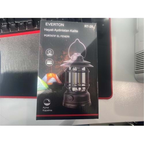 Everton Rt-28 Nostalji Kamp Lambası Şarjlı