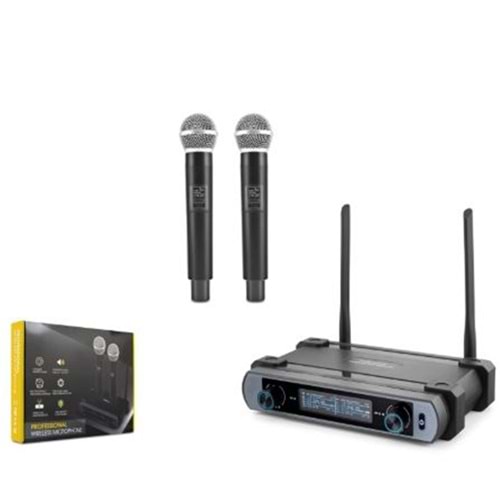 Hadron Hdx2793 Kablosuz 4-Mikrofon Vhf Siyah