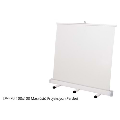 100-100 Masaüstü Portatif Projeksiyon Perdesi 