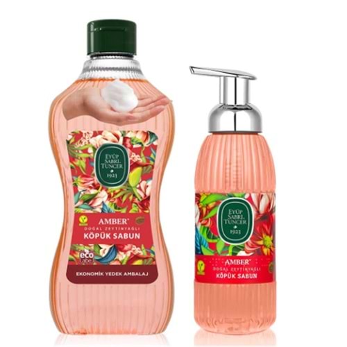 Eyüp Sabri Tuncer 1,5 lt+500 ml Amber Doğal Zeytinyağlı Köpük Sabun