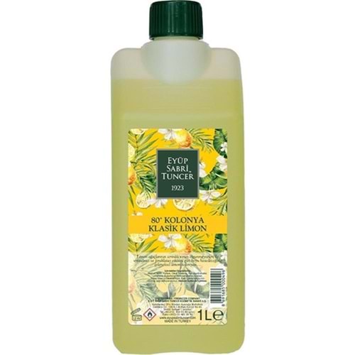 Eyüp Sabri Tuncer 1lt Pet Limon Kolonyası 