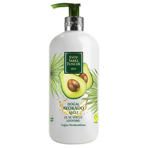 Eyüp Sabri Tuncer Doğal Avokado Yağlı 500ml El ve Vücut Losyonu