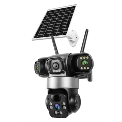 Okam O-KAM 6040 9MP 3 Lens Wifi Solar Kamera