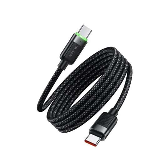 MCDODO CA-2000 60W USB-C TO USB-C MANYETİK SARILABİLİR KABLO - 1.2 M SİYAH