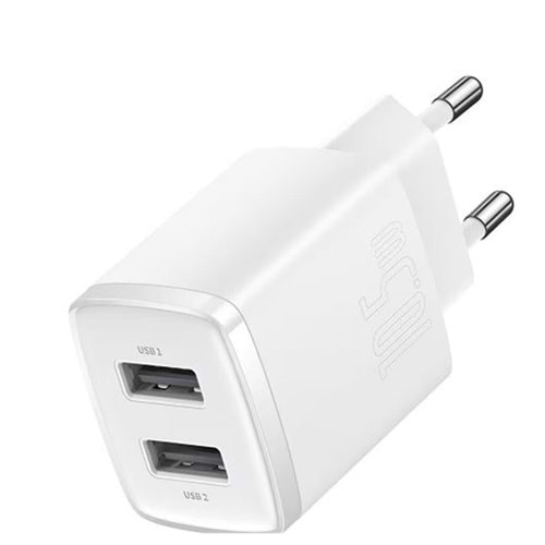 Baseus CCXJ010202 10,5W Beyaz Şarj Aleti