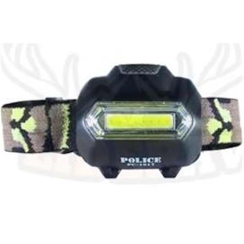 Polıce PC-1917 Kafa Lambası ( 3 Adet Kalem Pille Çalışır )