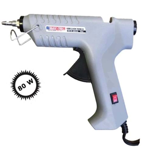 Bay-Tec Mk-0438 Mum Silikon Tabancası Kalın 80W