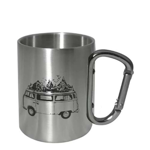 ORCAMP Karabina Çelik Kupa Gri 180ml OUT-1850