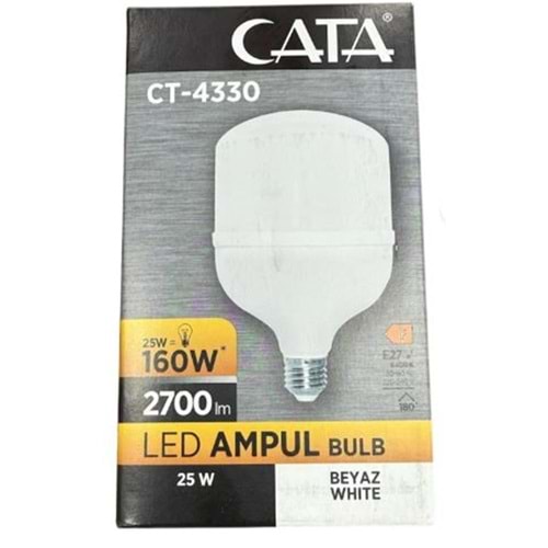 CATA LED AMPUL TORCH 25w BEYAZ CT-4330