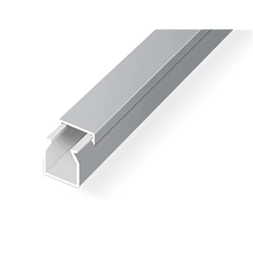 Mutlusan Kablo Kanalı 12 X12 Metalik Gri Yapışkanlı 2mt (001 155 012012 20 56 )