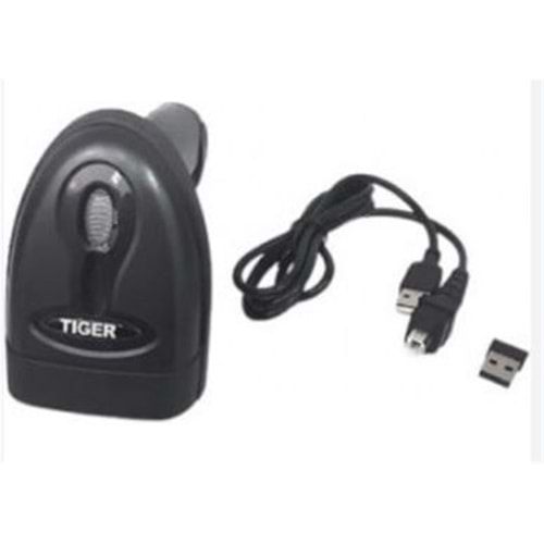 Tiger CS611-BT 1D CCD 2.4Ghz+Bluetooth Kablosuz Barkod Okuyucu 