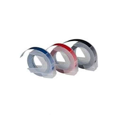 DYMO S0847750 Kabartma Şerit, 9 mmx3 mt 3 lü Bls K-S-M