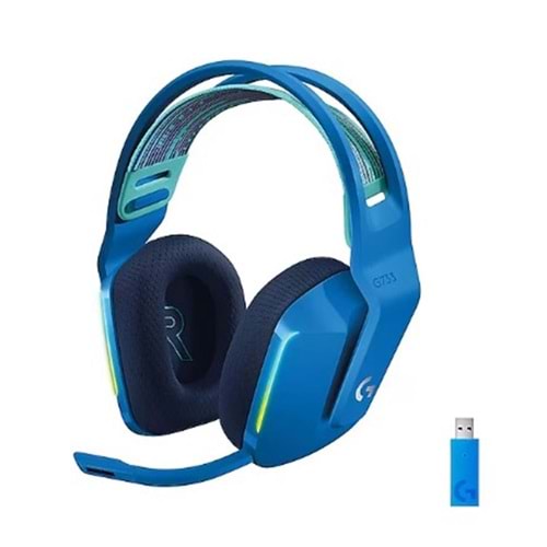Logitech 981-000943 G733 Mavi 7.1 Surround RGB Mikrofonlu LightSpeed Kablosuz Gaming Kulaklık