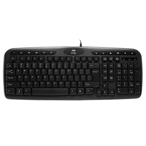 Everest KB-799 Siyah Usb 1- Hub Q Multimedia Klavye