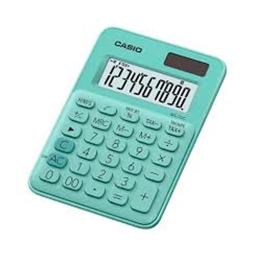 Casio MS-7UC-GN 10 Hane Yeşil Masa Üstü Hesap Makinesi