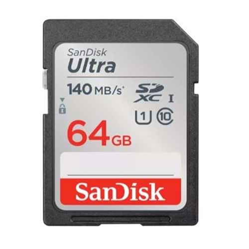 64GB SANDISK ULTRA SDXC 140MB/S SDSDUNB-064G-GN6IN 