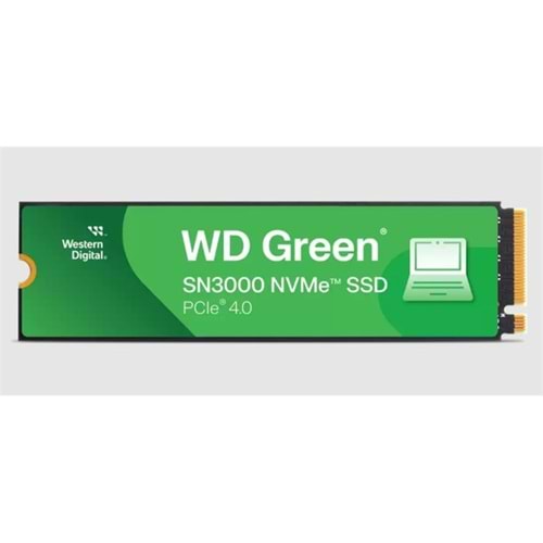 1 TB WD GREEN SN300 PCI-4.0 5000MB/S 4200MB/S M2 SSD WDS100T4G0E 