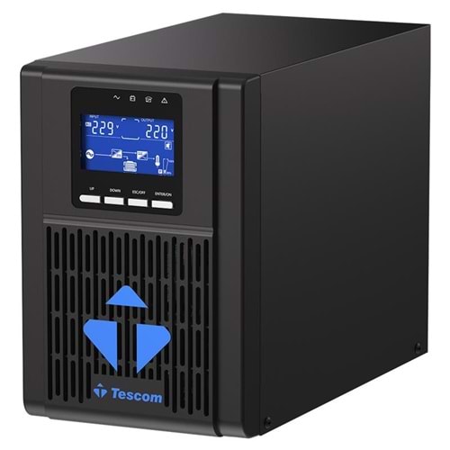 TESCOM NEOLINE 1KVA 1F/1F (2X9AH) 4/8DK LCD ONLINE UPS 