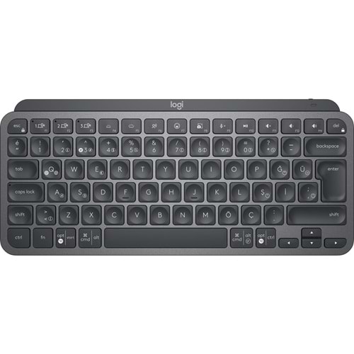 LOGITECH MX KEYS MINI MINIMALIST KABLOSUZ BLUETOOTH AYDINLATMALI Q TR KLAVYE SİYAH 920-010504 
