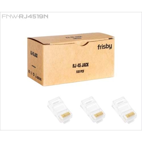 FRISBY FNW-RJ4519N RJ45 CAT5 UTP 100 ADET KONNEKTOR 