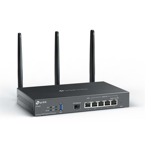 TP-LINK OMADA ER706W AX3000 WIFI 6 1XGIGABIT SFP WAN/LAN PORT 1XGIGABIT RJ45 WAN PORT 4XGIGABIT WAN/LAN RJ45 VPN ROUTER 