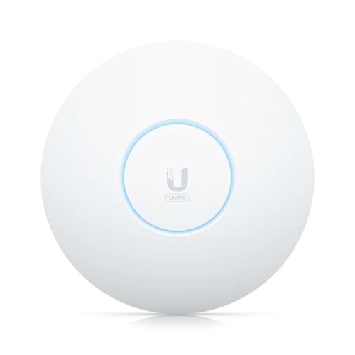 UBIQUITI U6-ENTERPRISE 2.4/5GHZ WIFI6 4X4 MU-MIMO 10.2GBPS İÇ ORTAM TAVAN TİPİ ACCESS POINT(ADAPTÖRSÜZ) 