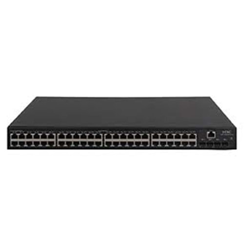H3C 9801A1QV S5048PV3-EI 48 PORT GIGABIT+4X1GB SFP L2 YÖNETİLEBİLİR RACKMOUNT SWITCH 