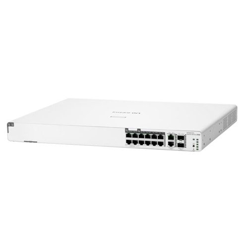 HPE S0F35A ION 1960 8 PORT GIGABIT+ 4 PORT 2.5G POE + 2X10GB RJ45/SFP UPLINK 480W L2+ RACKMOUNT SWITCH 