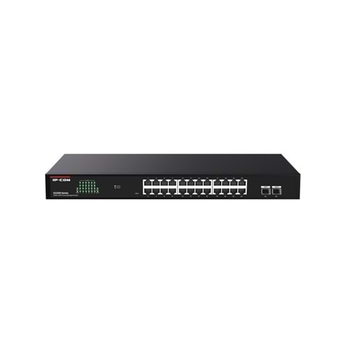 IP-COM G2226F 24 PORT GIGABIT + 2XSFP UPLINK CLOUD YÖNETİLEBİLİR RACKMOUNT SWITCH 