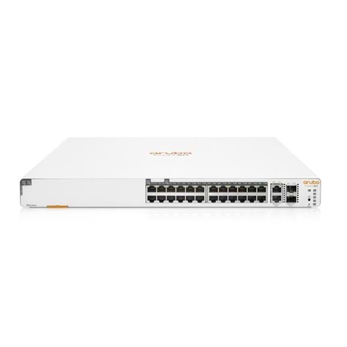 HPE JL813A 24 PORT GIGABIT 12 PORT POE + 2X1GB SFP UPLINK YÖNETİLEBİLİR RACKMOUNT SWITCH 