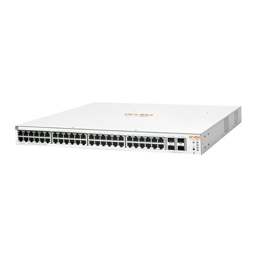 HPE ARUBA ION 1930 JL686B 48 PORT GIGABIT+4X10GB SFP YÖNETİLEBİLİR L2+ RACKMOUNT 370W POE SWITCH 