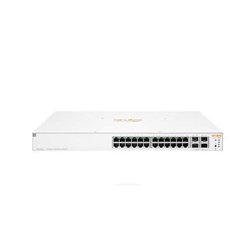 HPE ARUBA ION 1930 JL684B 24 PORT GIGABIT+4X10GB SFP YÖNETİLEBİLİR L2+ RACKMOUNT 370W POE SWITCH 