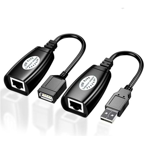 QPORT Q-UX2 60M USB EXTENDER 2 Lİ PAKET 