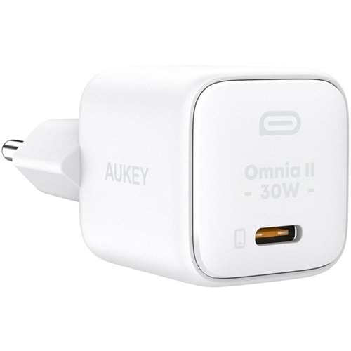 AUKEY PA-B1L-WH 30W OMNİA II MİNİ GAN TYPE-C PD ŞARJ ADAPTÖRÜ 