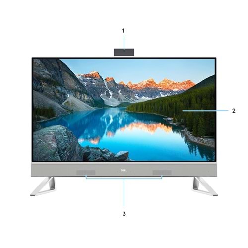 DELL EC242501020UBU I5-1334U 16GB 512SSD UBUNTU 23.8 AIO 