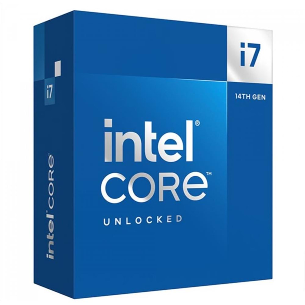 Intel Core i7 14700 BOX 2.1GHz 20 Çekirdek 33MB Akıllı Önbellek Soket 1700 Kutulu Box İşlemci
