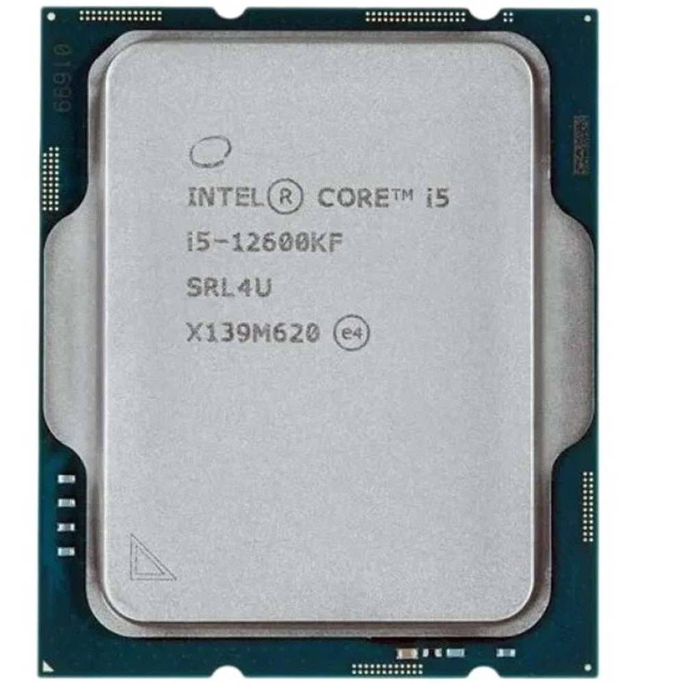 Intel Core i5 12600KF TRAY 3,7 GHz 20 MB Cache 1700 Pin Kutusuz İşlemci