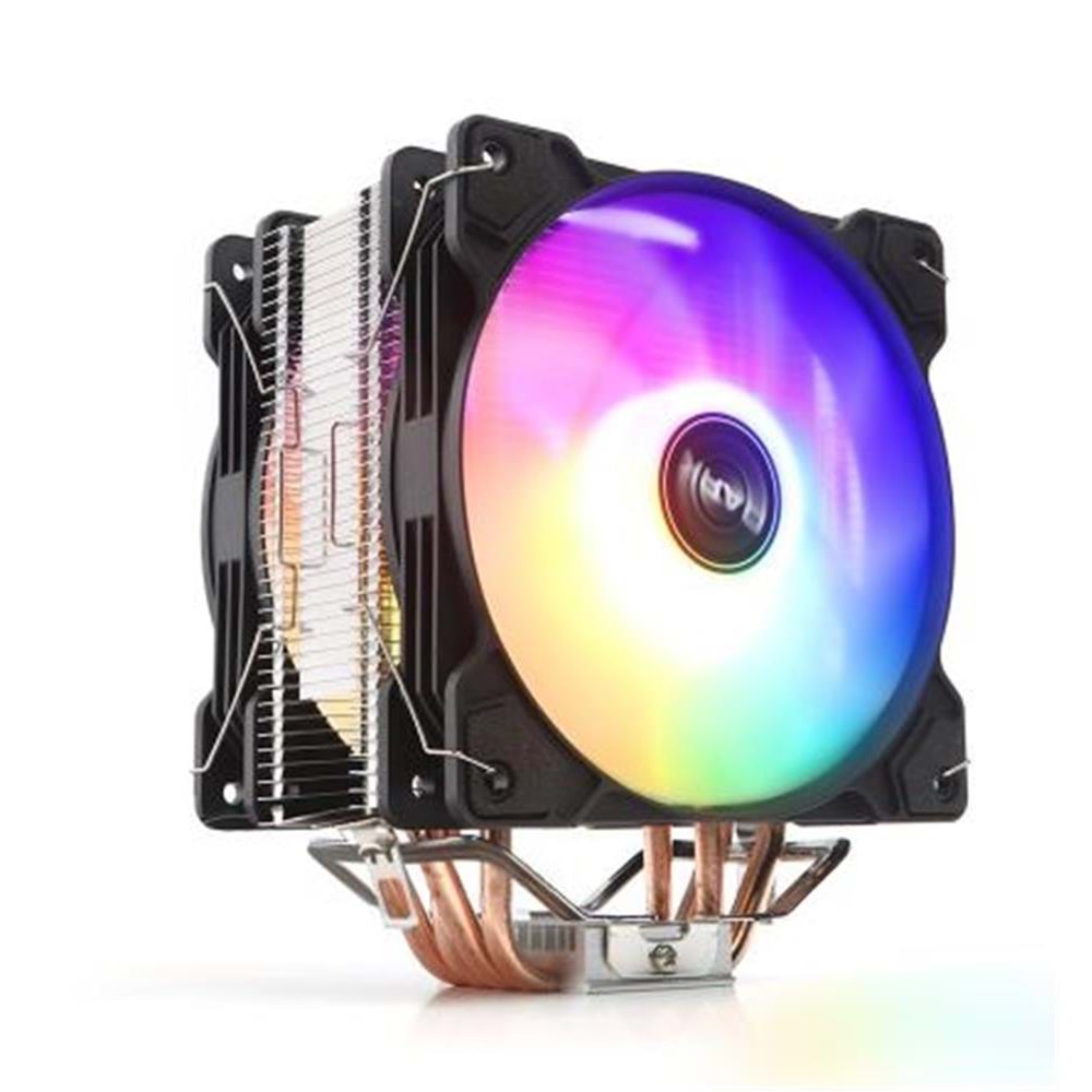 Dark Freezer X123 Duo 2x120mm Fixed RGB Fanlı Kule Tipi Soğutucu