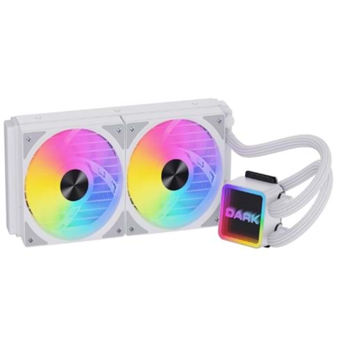 Dark DKCCW247W Freezer Beyaz 2025 Edition 240mm 250W TDP,Addresseble RGB LEDli Sıvı Soğutma