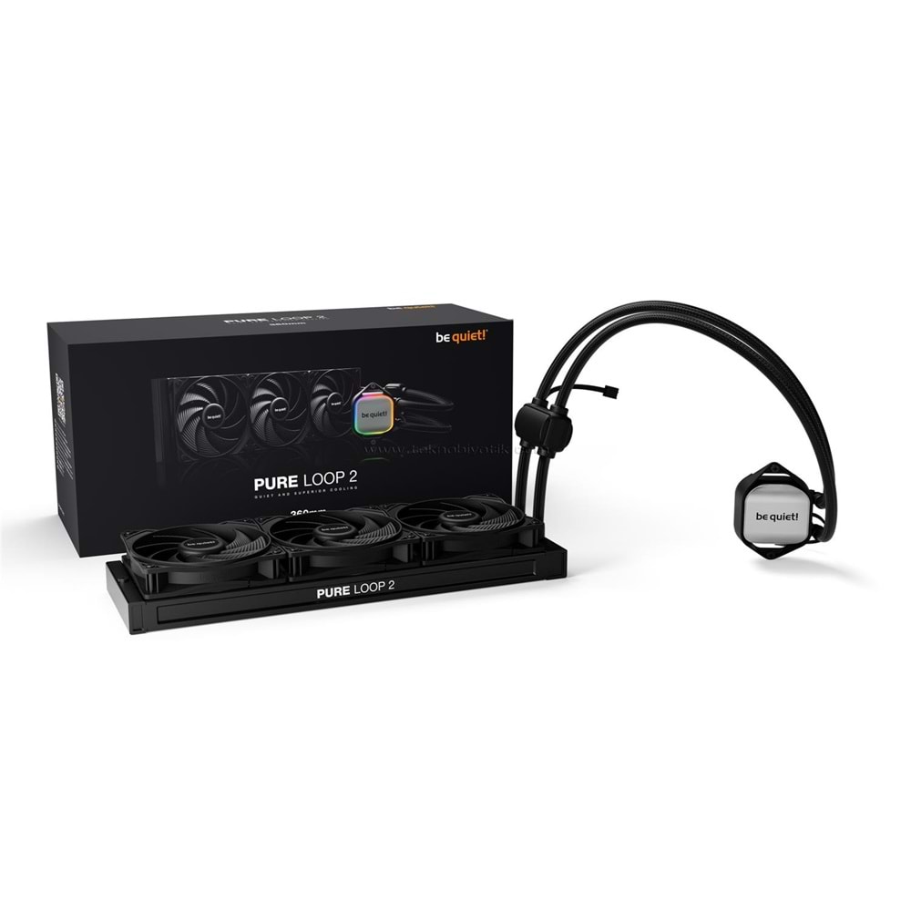 Be BW019 Quiet Pure Loop 2 360mm ARGB İntel-Amd İşlemci Sıvı Soğutucu 