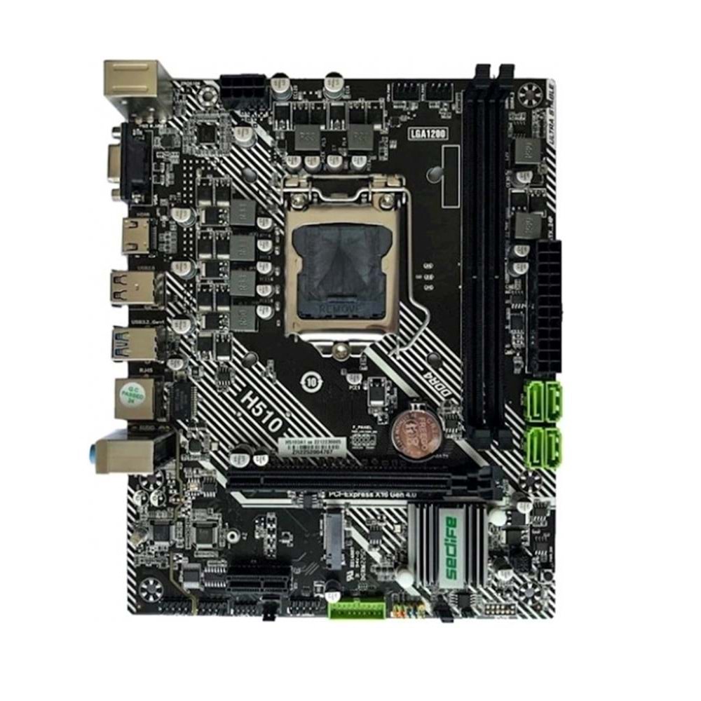 Seclife H510DA Intel LGA1200 DDR4 MATX (Sadece 10.Nesil) 1200p Anakart