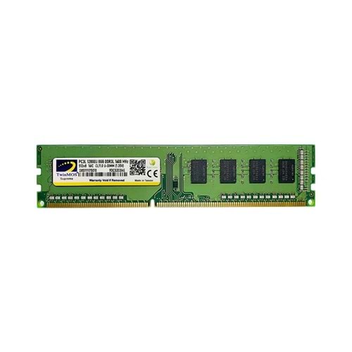 TwinMOS DDR3 8GB 1600MHz 1.35V Low Voltage Desktop Pc Ram (MDD3L8GB1600D)