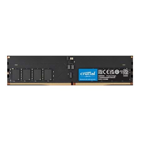 Crucial 16GB 6400MHz DDR5 CL52 RAM CUDIMM CT16G64C52CU5 1.1V, Yüksek Performanslı RAM