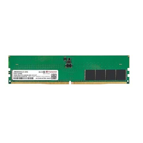 Transcend JM4800ALE-16G 16GB DDR5 4800Mhz CL40 1.1V Masaüstü Pc Ram
