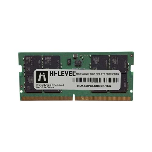 Hi-Level HLV-SOPC44800D5-16G 16GB (1x16GB) DDR5 5600MHz CL40 Notebook Ram (Sodimm)